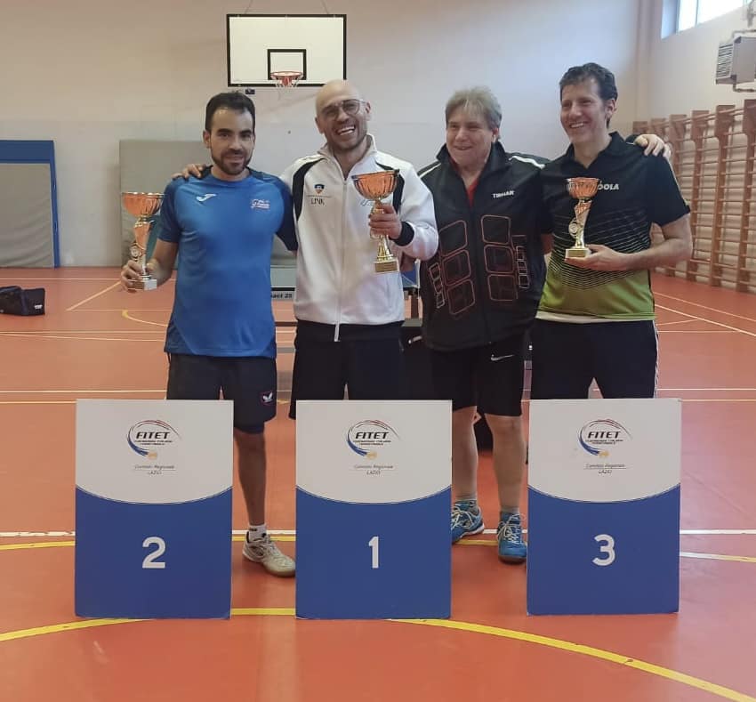 RISULTATI ASD ROMA PING PONG TORNEO REGIONALE DI QUALIFICAZIONE AI CAMPIONATI ITALIANI