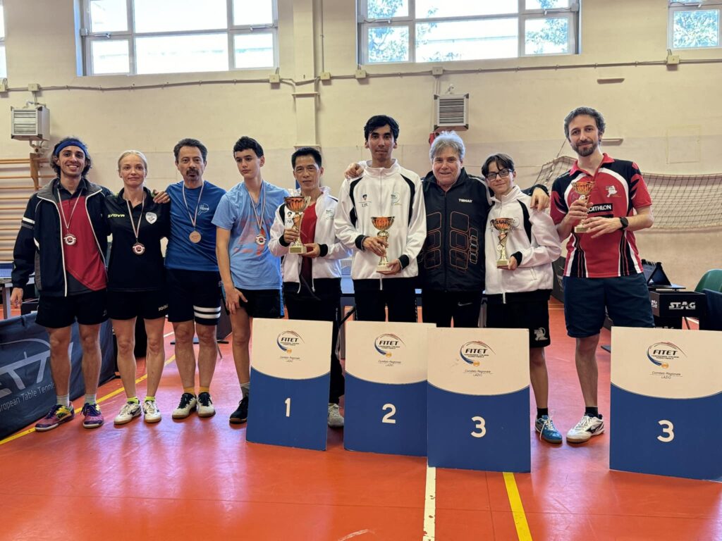 RISULTATI ASD ROMA PING PONG TORNEO REGIONALE DI QUALIFICAZIONE AI CAMPIONATI ITALIANI