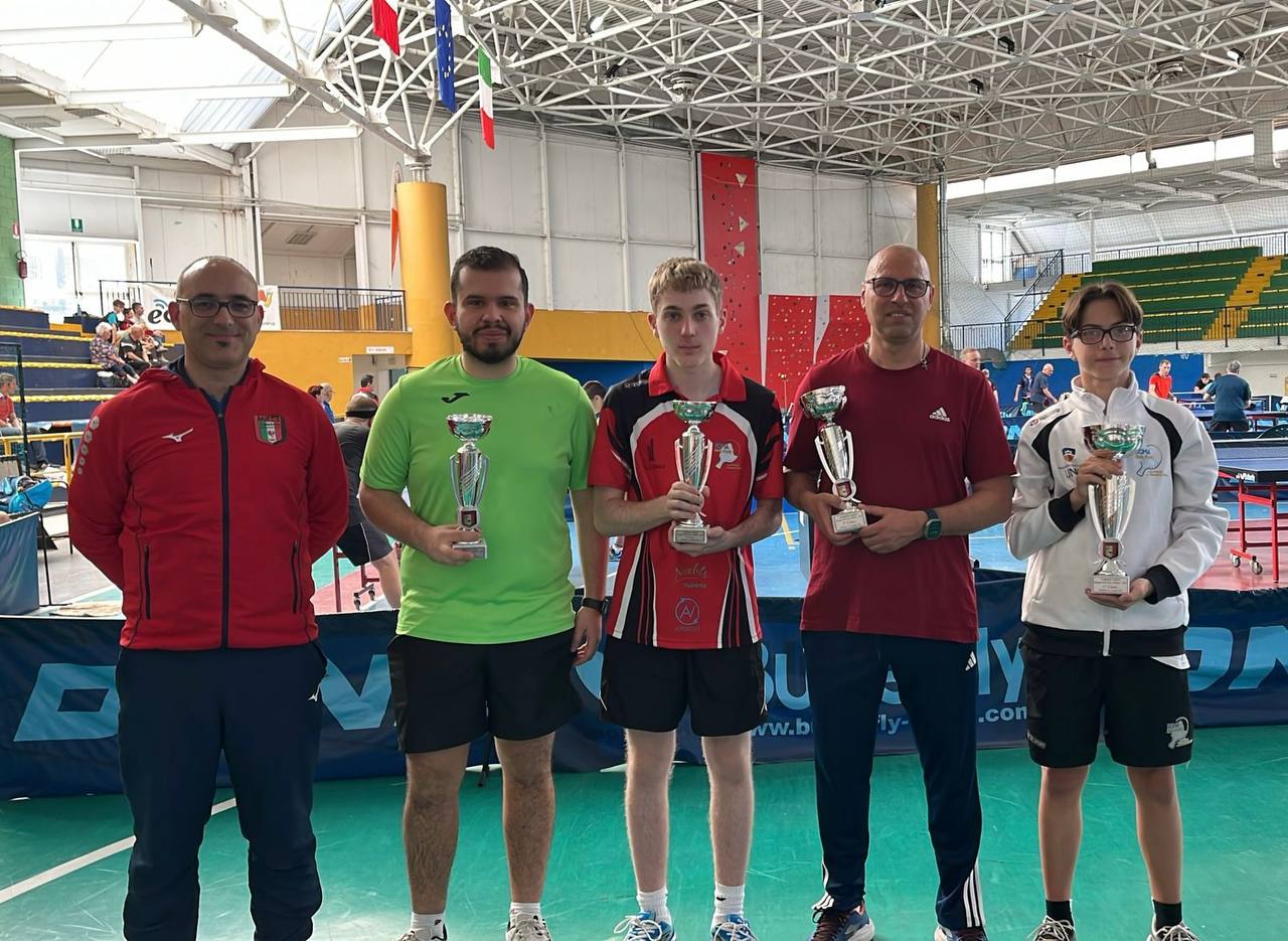 RISULTATI ASD ROMA PING PONG AL TORNEO OPEN DI TENNISTAVOLO